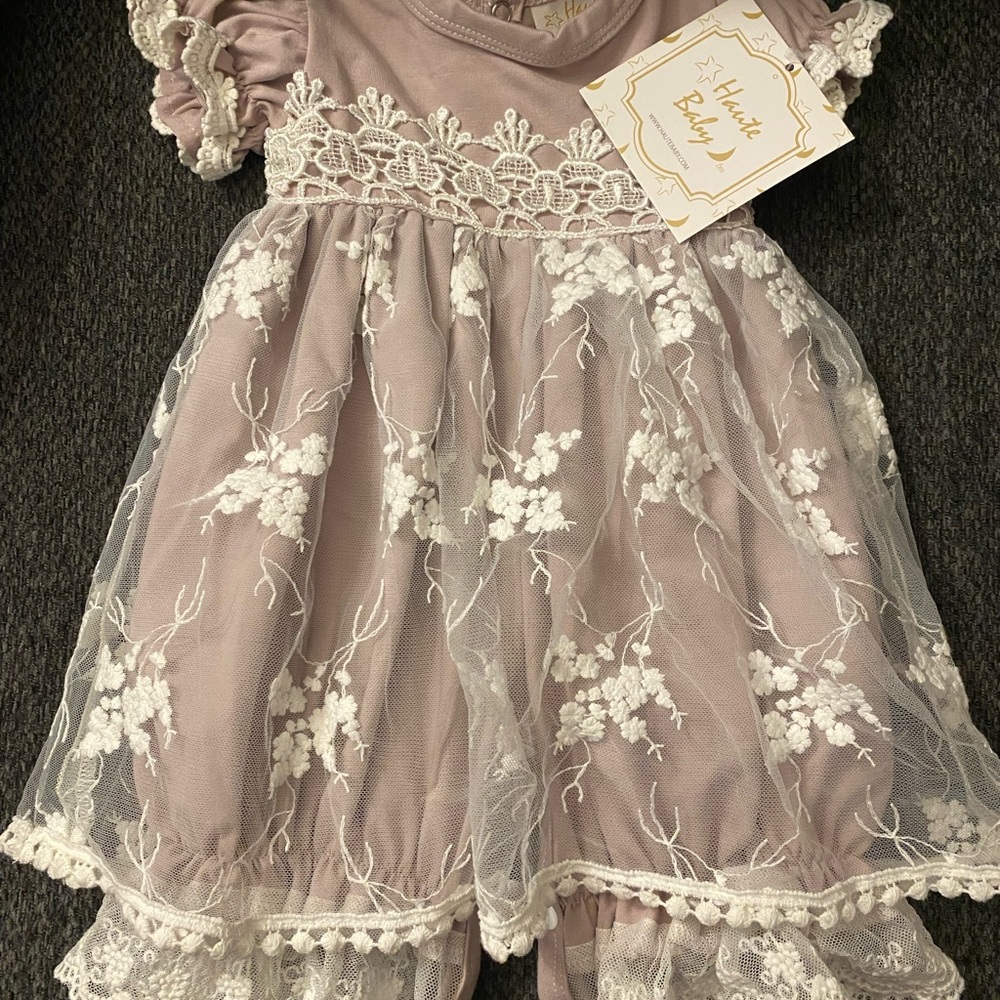 Elegant Lace Baby Dress